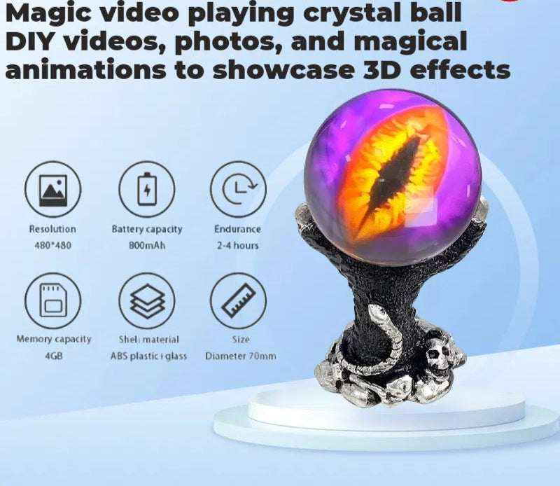 3D Crystal Ball Decor