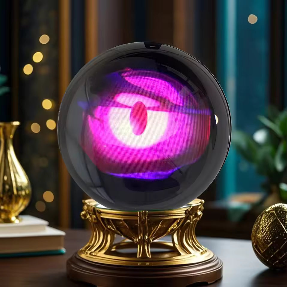 3D Crystal Ball Decor